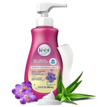 VEET Hair Removal Cream – Sensitive Skin, Painless, 13.5oz Pump with Too... - $19.80