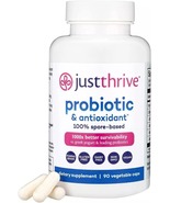Just Thrive Probiotic and Antioxidant Supplement Capsules - 90Counts - $31.53 CAD