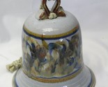 Stoneware Pottery Handcrafted Bell 8 1/2&quot; Tall x 7&quot; Diameter Base - $53.89