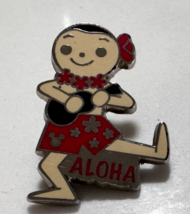 Disney Aloha Hawaii Dancing Girl Pin 2014 It&#39;s A Small World - $12.86