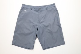 Adidas Golf Mens 34 Distressed Spell Out Flat Front Golfing Chino Shorts... - $34.60