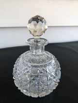 American Brilliant Period Small Ball Shaped Cologne Perfume w Stopper  5&quot; T - $15.79