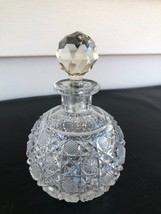 American Brilliant Period Small Ball Shaped Cologne Perfume w Stopper  5&quot; T - £12.41 GBP