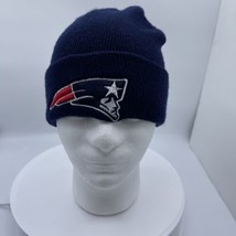 NFL New England Patriots Beanie Cap Blue One Size Fits Most - £8.51 GBP