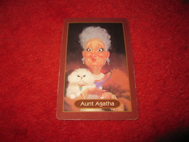 1993 - 13 Dead End Drive Board Game Piece: Aunt Agatha Portrait Card - $1.00