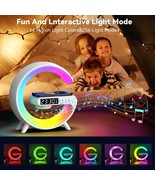 Wadan G-Shaped Fast Smart Wireless Speaker Charger, 10 Types Light effects - $14.99