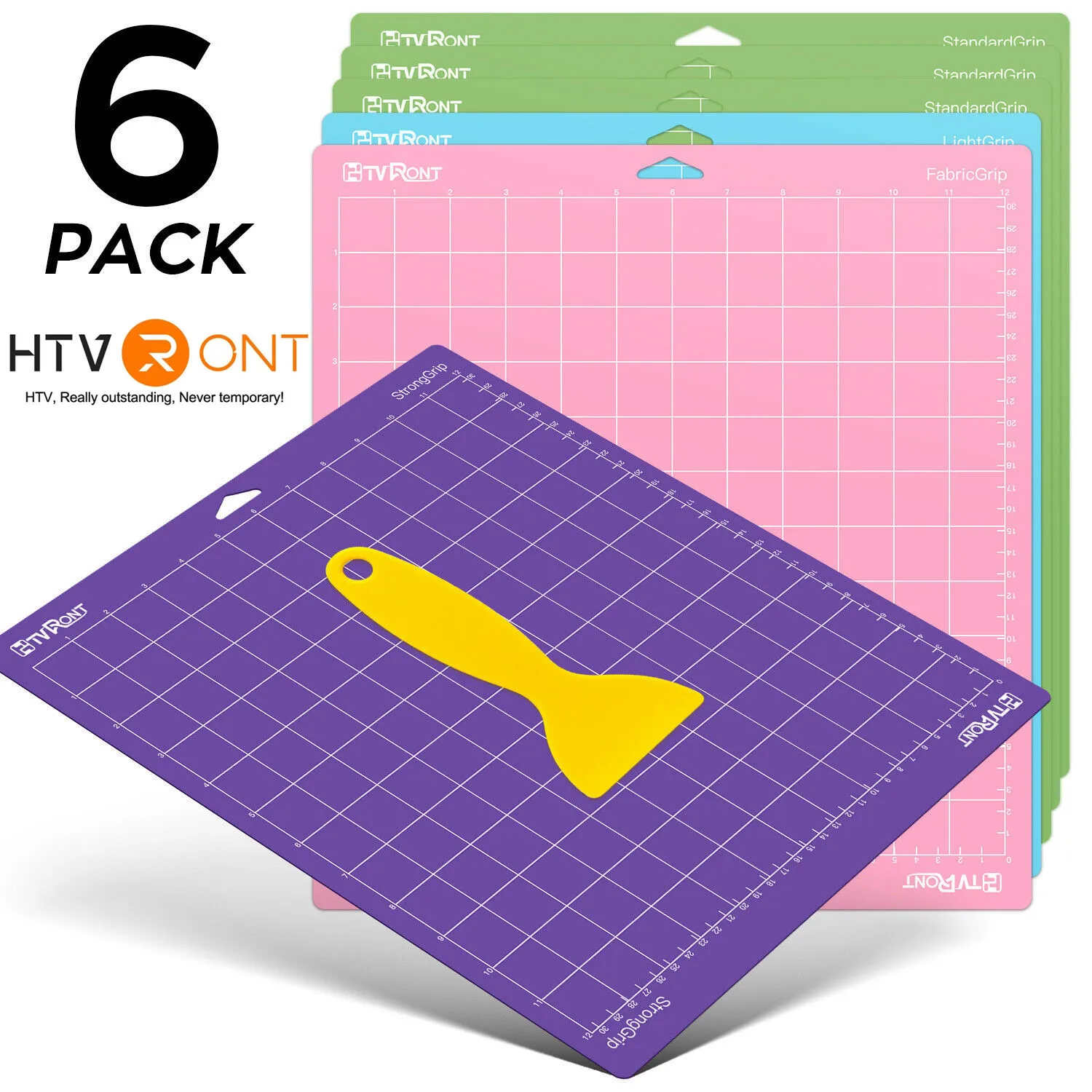 HTVRONT 12x12 Adhesive Cutting Mat for Cricut - $12.45