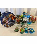 Skylanders Swap Force Figures Lot With Wired Portal Base &amp; Display /Stor... - $67.68 CAD
