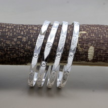 Real 925 Silver Women Bangles Bracelet (Kangan) - £65.07 GBP+