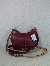 NWT Tory Burch Coffee Berry Red James Small Saddle Bag $598 - £398.00 GBP