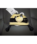 Laid Back Kids Black/Yellow Buzzy Wuzzy Snuggle Hat Infant One Size NEW - £13.95 GBP