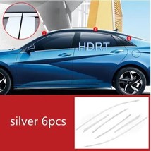 Car styling sticker  fibre trim gl window garnish pillar middle column hood part - $219.09