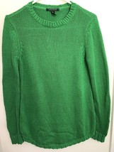 Lauren Ralph Lauren LRL Womens Size M Cable Knit Sweater Green Longer Le... - £22.11 GBP