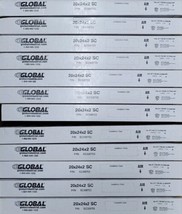 Global Standard Capacity Air Filter, 20x 24x 2, Pleated, MERV 8, Lot of 12 - $93.49