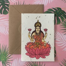 Hindu Goddess Lakshmi - Plantable Botanical Seed Card - $12.08