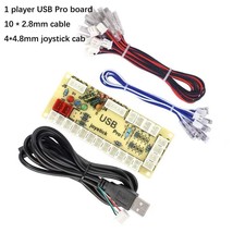 Zero Delay Pro d DIY Arcade USB Encoder To PC/ PS3 /Raspberry Pi / Android With  - £88.19 GBP
