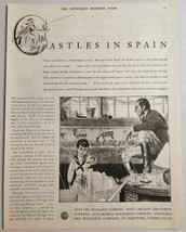 1930 Print Ad Aetna Life Insurance Castles in Spain Hartford,CT - $17.01