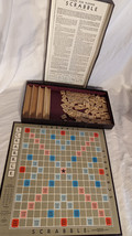 Vintage Scrabble Board Game by Selchow &amp; Righter  Complete In Original Box 1953 - $14.46