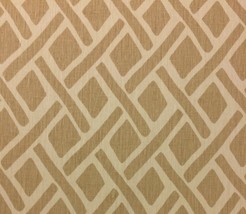 Kravet Treads Sand Beige Contemporary Diamond Linen With Backing Fabric Bty 54&quot;W - £25.13 GBP