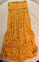 LulaRoe Comfortable Bright Fall Design Maxi Skirt Strapless Dress Womens... - £17.94 GBP