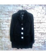 Dennis by Dennis Basso Vintage Black Leather Jacket Size Large NEW - $907.85 MXN