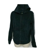 Tracy Anderson for G.I.L.I. Baby Terry Zip Front Hoodie Size Small Black - €23,79 EUR