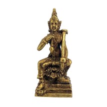 Narayana Lord Vishnu Thai Amulet The Great Lord Hindu Deity Figure Talisman - $16.99
