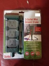 NEW (1) Westinghouse 3-Outlet Mini Ground Stake w/6 Ft Power Cord - $17.99