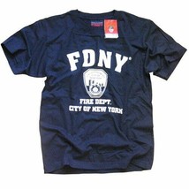 FDNY T-SHIRT, Officially Licensed Crewneck New York Fire Department Athletic... - £15.84 GBP+