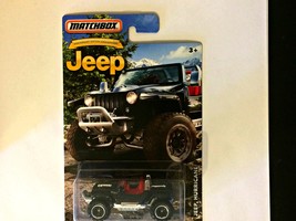 MATCHBOX JEEP ANNIVERSARY EDITION BLACK JEEP HURRICANE - $9.48