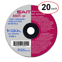 23051 - 3X.035X3/8 A60T Cut-Off Wheel - (20Pack) - £61.98 GBP