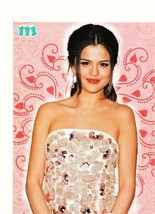 Selena Gomez teen magazine pinup clipping white sparkling dress M magazine - £2.39 GBP