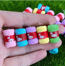 Dollhouse Skein of Yarn Miniature 1/12 Scale Resin Random Colors - $51.58 MXN+
