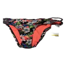 California Waves Women&#39;s Lined Hibiscus Punch Strappy Hipster Bikini Bot... - $9.90