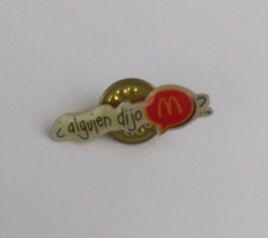 Vintage Algujen Dijo McDonald&#39;s Employee Lapel Hat Pin - £6.49 GBP