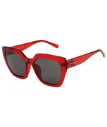 New Calvin Klein Jeans CKJ 18509SA 600 Crystal Red Sunglasses with Grey ... - $69.25