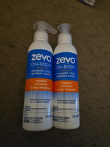 2 Pc Zevo On Body Mosquito + Tick repellent Lotion 5.8 fl. oz(K82) - $18.47