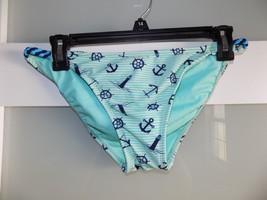 VM Nautical Striped Multi-Color Bikini Bottom Size L Women&#39;s NEW - £13.08 GBP