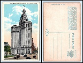 New York Postcard - Nyc, Municipal Building Bn - £3.15 GBP