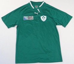 Puma Irish Rugby Football Union IRFU Green Short Sleeve Shirt Jersey Men's NWT - $56.24