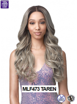 Midway Bobbi Boss MLF473 Tarem 13X4 Free Part Lace Front Synthetic Wig - £39.27 GBP