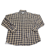 Carhartt Relaxed Fit Flannel Shirt Large mens brown Midweight plaid patt... - £16.80 GBP