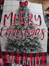 Merry christmas Holiday Christmas Garden Flag 12x18  Vertical New in pac... - $4.95