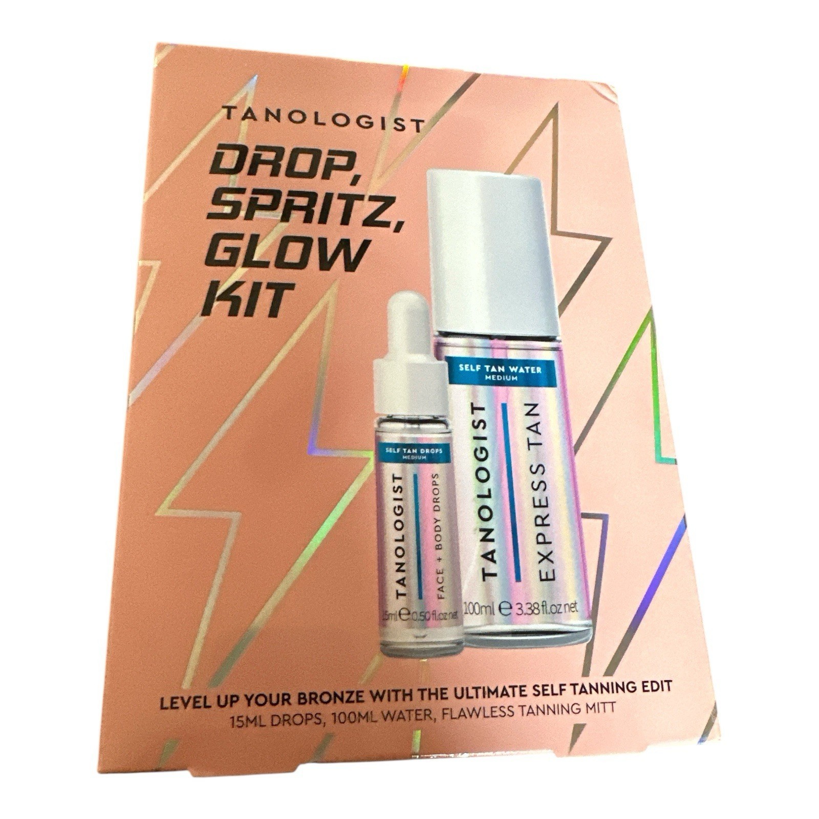 NEW Tanologist Drop,Spritz,Glow Kit Self Tan Drops&amp;Water Medium Made In UK - $22.50