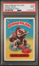 1985 Topps OS2 Garbage Pail Kids Series 2 Kennel Kenny 74b Glossy Card Psa 9 - £59.16 GBP