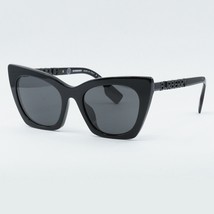 BURBERRY BE4372U 300187 Shiny Black/Dark Grey 52-20-140 Sunglasses New Authentic - £145.74 GBP