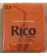 10 Pack Rico Alto Saxophone Reeds Strength 2.5 RJA1025 sax - $31.15 CAD