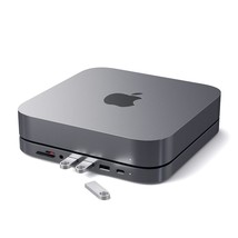 Satechi Type-C Aluminum Stand &amp; Hub - USB-C Data Port, Micro/SD Card Rea... - £117.71 GBP