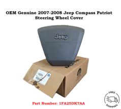 OEM 2007-2008 Jeep Compass Patriot Steering Wheel Cover Taupe 1FA25DK7AA... - $44.54