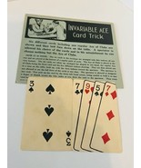 Magician toy vtg Magic Shop Trick 1940s Whitman Publishing Mystic Invari... - £31.11 GBP